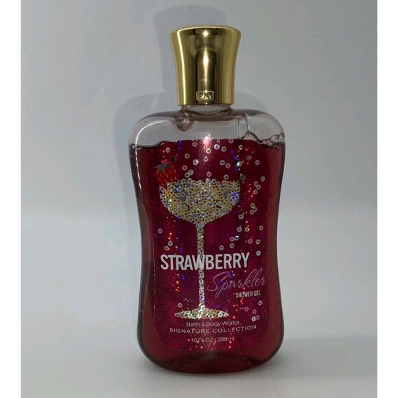 Bath & Body Works Strawberry Sparkler 10 oz. Shower Gel - Picture 1 of 3